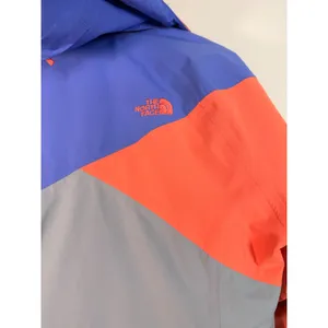 The North Face Triclimate Jacket 2 pc Womens L Waterproof Insulated Orange‎ Blue thumbnail 12