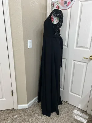 Lulu's Momentous Moments Black Lace Backless Maxi Dress thumbnail 5