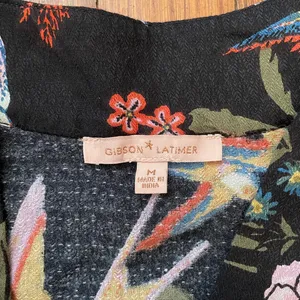 Gibson Latimer Floral Kimono Floral Boho Hippie Duster - Size Medium thumbnail 8