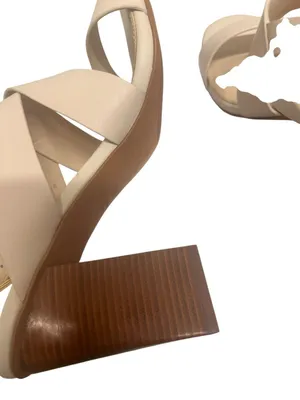 Cole Haan Women’s Cynthia Block Heel Sandal Beige Size 9B thumbnail 2