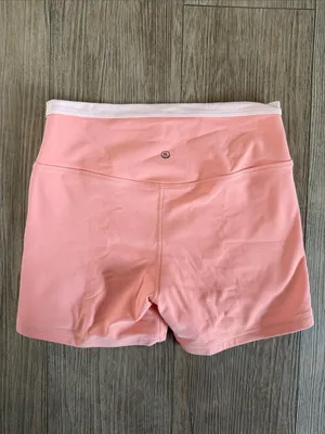 Stori Coral-Peach High-Rise Bike Shorts thumbnail 2