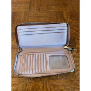 Michael Kors jet set wallet in light pink thumbnail 5