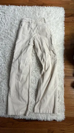 Hollister Corduroy Cargo Wide Leg Pants thumbnail 2
