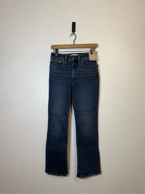 Madewell Kick Out Crop Jeans in Lenoir Wash thumbnail 2