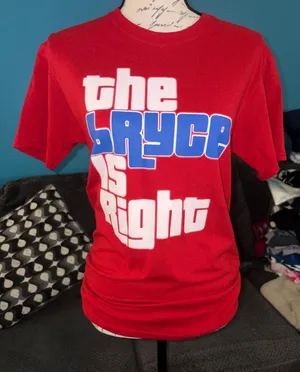 Jerzees 🎉4 for $20 Phillies 'The Bryce Is Right' Tee, Small thumbnail 1