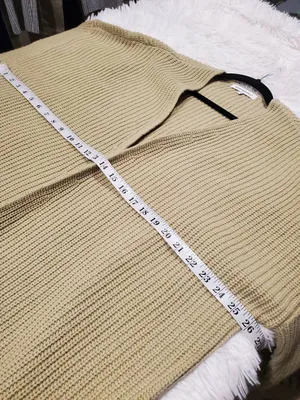 WeWoreWhat Oversized Knit Coatigan in Oat Medium Large thumbnail 4