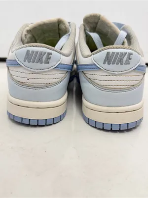 Nike Dunk Low Next Nature White Blue 5.5Y Women's Size 7 Rare Sneakers Shoes thumbnail 9