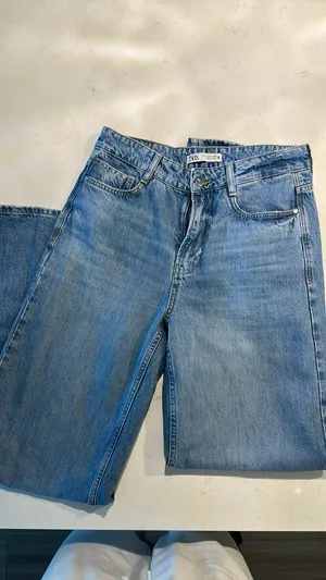 ZARA Wide-Leg Jeans High-Rise thumbnail 3