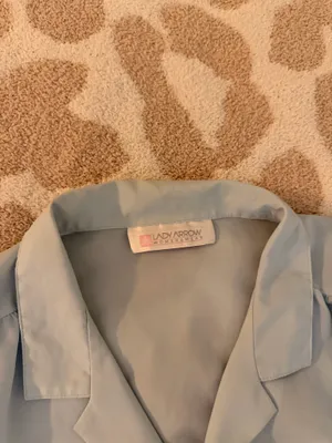 Who What Wear Lady blue button up blouse thumbnail 3