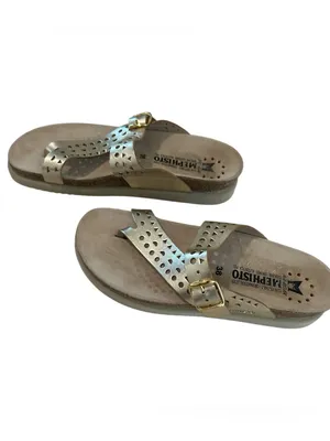Mephisto Helen Women's Sandals – Gold, Size EU38/US8, NEW no tags thumbnail 8