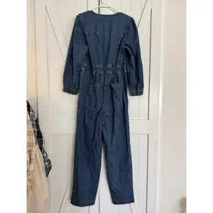 NEW $128‎ MSRP Madewell Straight Leg Denim Jumpsuit Utility Artsy Coveralls Sz 2 thumbnail 11
