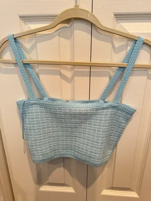 ZARA Knit Crop Top thumbnail 1
