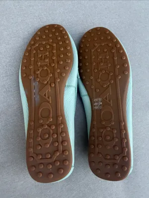 Coach Mint Green Leather Loafers size 6.5 NEW thumbnail 4