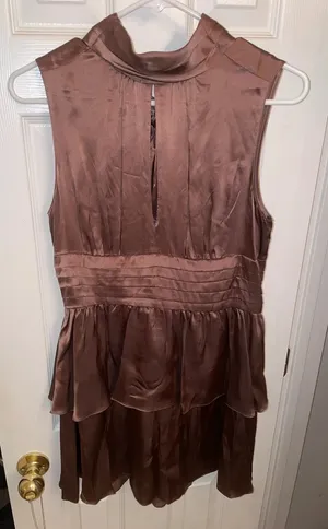 Amanda Uprichard Silk Cutout Dress thumbnail 1