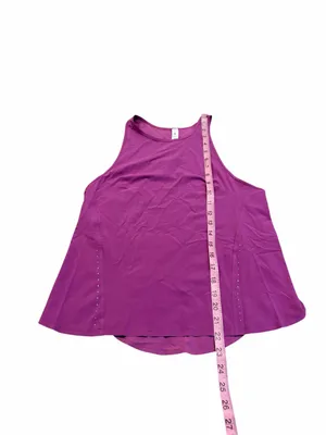 LULULEMON lightweight purple running tank thumbnail 2
