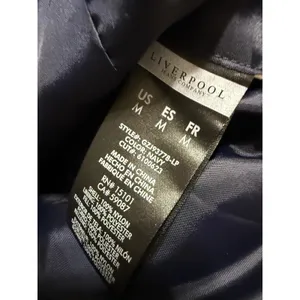 Liverpool Jeans Company Navy Blue Diamond Quilted Zip Front Vest‎ GZJ93778-LP M thumbnail 6