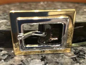 Ralph Lauren Brown Belt with Gold Buckle thumbnail 1