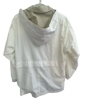 London Fog Limited Edition Jacket Size S Reg White Hooded Anorak thumbnail 5