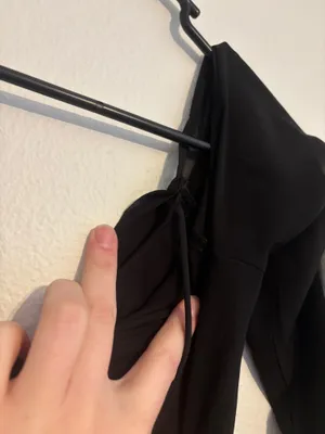 Princess Polly Black Mini Dress Long Sleeve 0 thumbnail 6