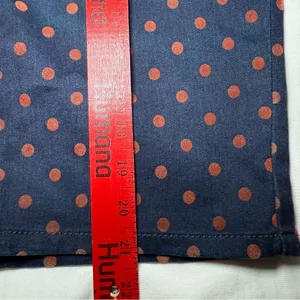 PILCRO & the Letterpress 28 Blue Denim Polka Dots Pencil Skirt Anthropologie thumbnail 5
