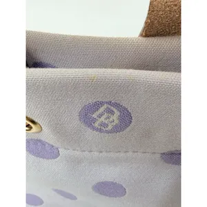 Dooney & Bourke Purple Small Tulip Tassel Polka‎ Dot Purse Handbag Chic Cute Y2K thumbnail 14