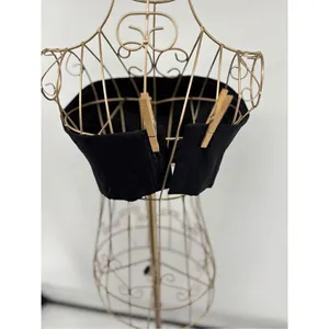 STAUD Nyla Black Strapless Top Size 2 NWT thumbnail 8