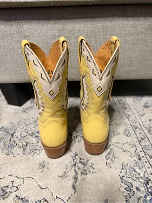 Tecovas The Jolene Pale Yellow Boots Size 6 thumbnail 8