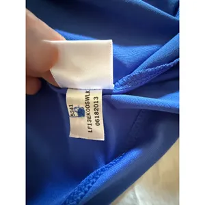 Peter Millar Top Womens Size M Element Wicking Polo Blue SPF 50 Golf Performance thumbnail 4