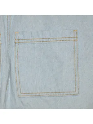 Universal Threads Cute Paper Bag Waist Light Wash Jeans Wide Leg Ladies 36x26 thumbnail 8