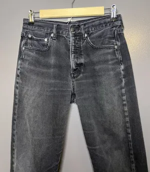 American Eagle Outfitters Boyfriend Jeans Womens 4 Gray High Rise Charcoal Denim thumbnail 1