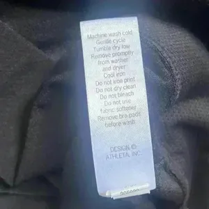 Athleta Black Gold Print Tank Shelf Bra Active Yoga Pilates Workout Gym Size S thumbnail 4