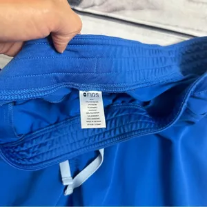 Figs Pants Women XXL/P Livingston‎ Scrub Royal Blue High Rise T21003P 28"L 2XLP thumbnail 10
