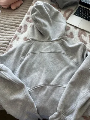Grey Lululemon Scuba Half-Zip thumbnail 3