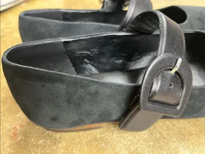 M. Gemi Adelina Black Genuine Suede and Leather Buckle Mary Jane Size: 36 (US 6) thumbnail 12