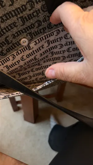 Juicy Couture Black and Grey Logo Tote thumbnail 5