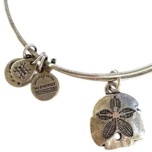 ALEX AND ANI Sand Dollar Bracelet Silver thumbnail 2