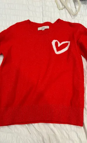 Red  Heart Sweater thumbnail 1