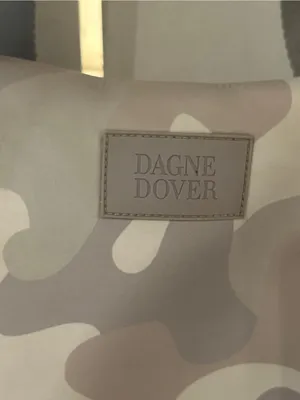 Dagne Dover Camouflage Neoprene Tote in Taupe & Gray thumbnail 3