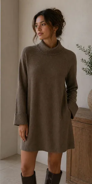 REFORMATION Tate Regenerative Wool‎ Sweater Dress X-Small thumbnail 1