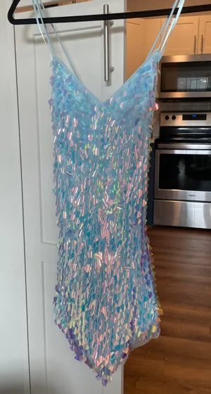Backless Sequin Mini Dress thumbnail 2