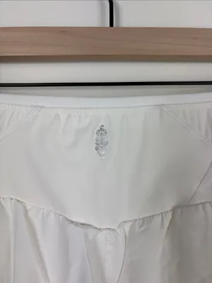 Free People Schooling You Skort White Women’s Size XL New Active Shorts Flowy thumbnail 8