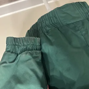 Y2K 90s London Fog Green Thinsulate Bomber Jacket Faux Fur Hood Toggle Womens M thumbnail 8