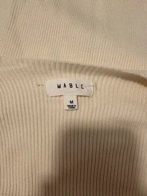 Mabel Knit Cream Sweater Dress thumbnail 3