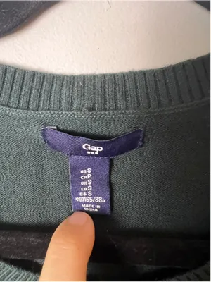 Gap Hunter Green Cardigan Preppy Dark Academia Grandpa Chic Sweater S thumbnail 2