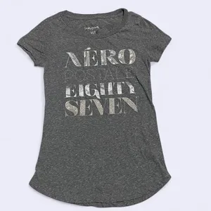 Aeropostale gray glittery shirt  thumbnail 1