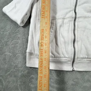 Abercrombie & Fitch Vintage Y2K Spellout Zip Up Hoodie Womens XS Sherpa Lined thumbnail 4