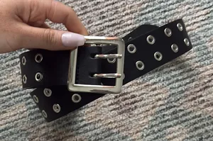 Black And Silver Belt thumbnail 1