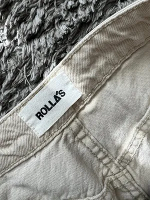 Rolla's Heidi High Rise Loose Straight Tan Khaki Stone‎ Jean size 27 thumbnail 12