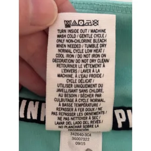 PINK‎ Victoria's Secret Women Pullover Small Mint Green Quarter Zip Athleisure thumbnail 6