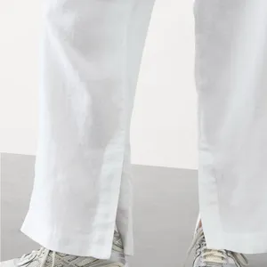 Athleta White Linen Pants thumbnail 4